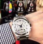 Copy IWC Ingenieur Chronograph Men Watches Stainless Steel White Face